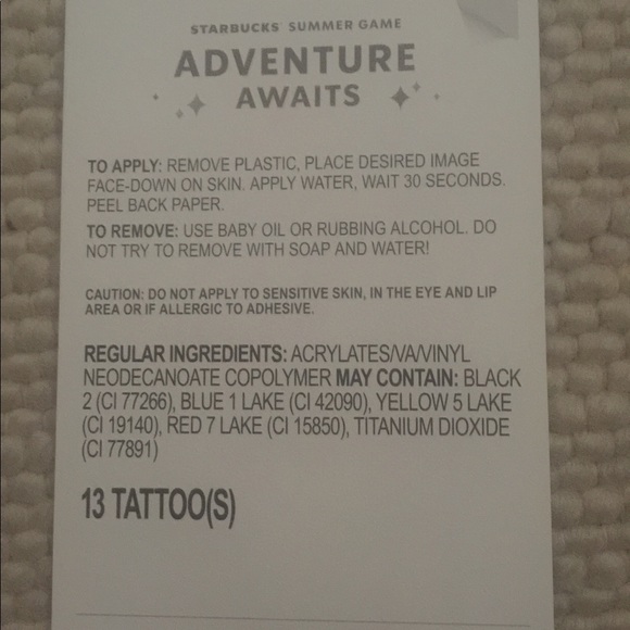 STARBUCKS tattoo - Picture 3 of 4